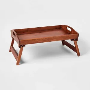 22" x 14" Wood Signature Bed Tray