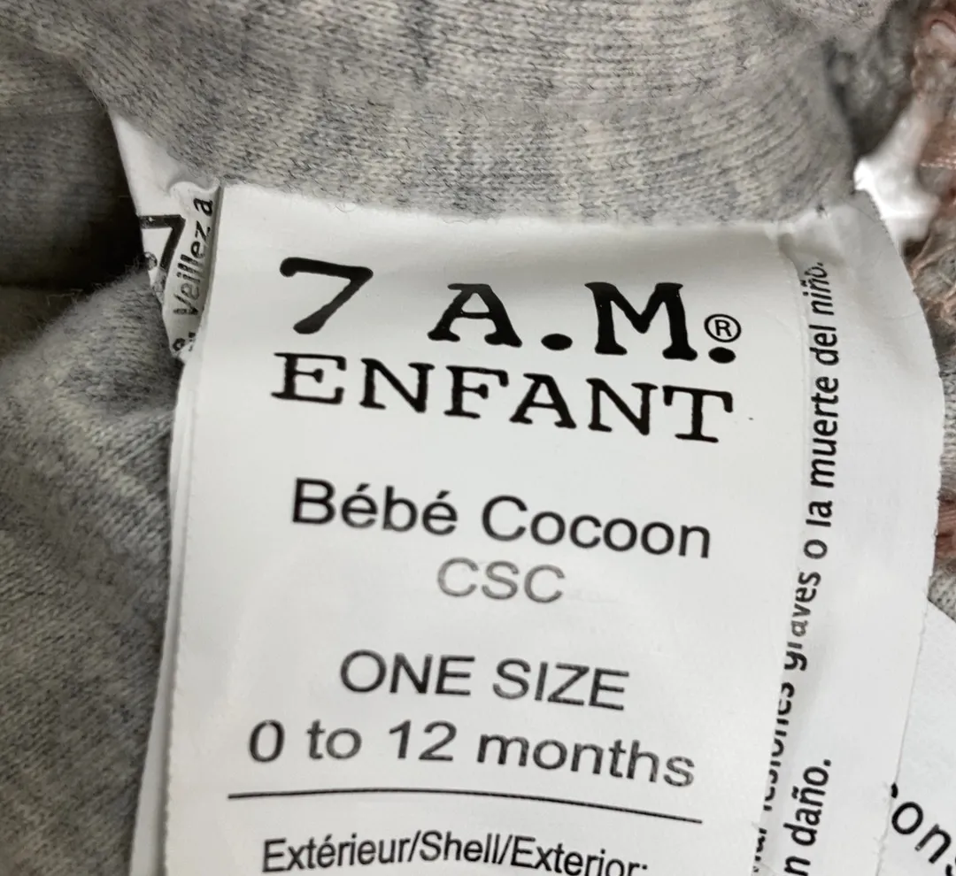 7 A.M. Enfant Car Seat Cocoon, Airy Cameo
