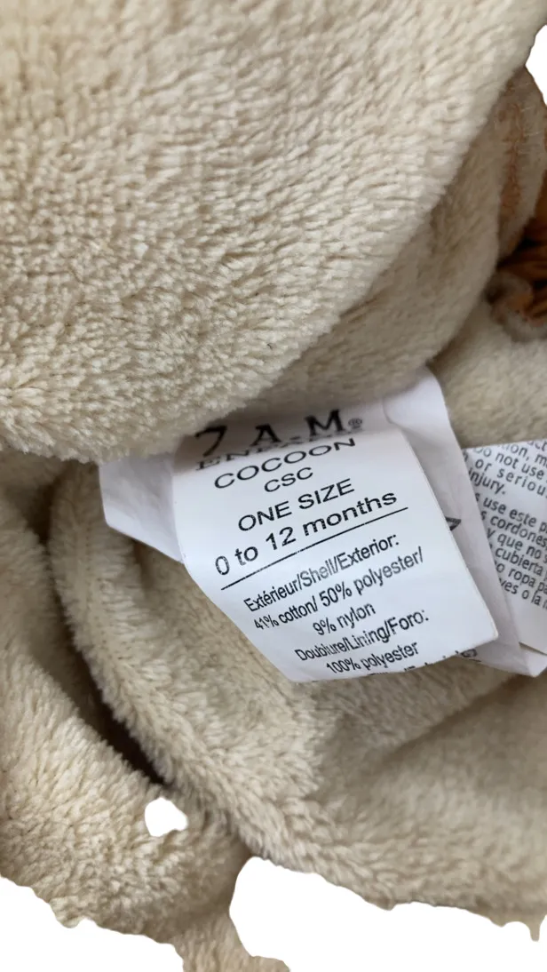7 A.M. Enfant Car Seat Cocoon, Benji Sherpa Spice Quilted