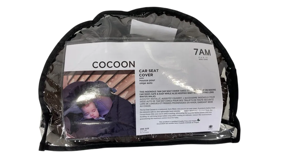 7 A.M. Enfant Car Seat Cocoon, Brown Polar