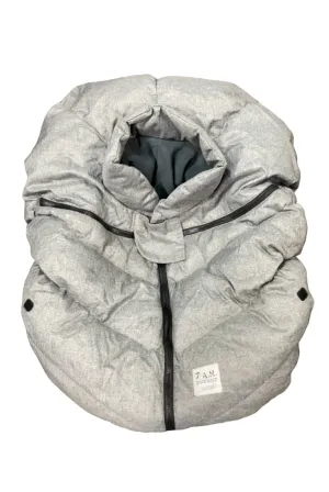 7 A.M. Enfant Car Seat Cocoon, Heather Grey