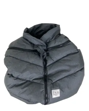 7 A.M. Enfant Car Seat Cocoon, Metallic Grey