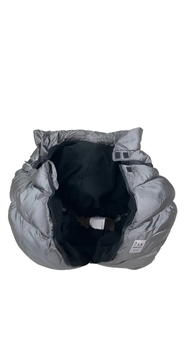 7 A.M. Enfant Car Seat Cocoon, Metallic Grey