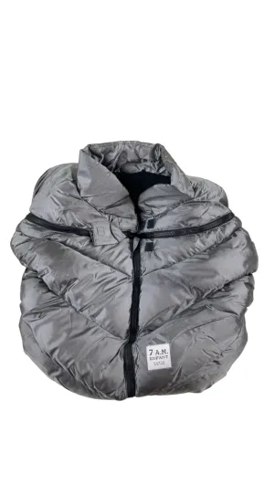 7 A.M. Enfant Car Seat Cocoon, Metallic Grey