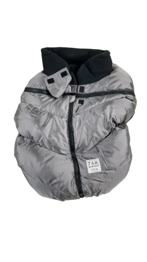 7 A.M. Enfant Car Seat Cocoon, Metallic Grey