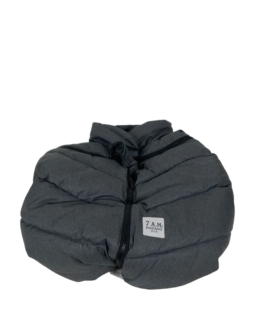 7 A.M. Enfant Car Seat Cocoon, Metallic Grey