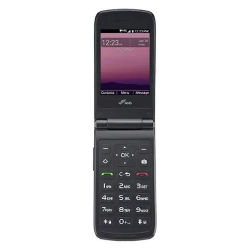 ANS F30 4G LTE Unlocked Flip Phone - Unlocked, Compatible with T-Mobile & AT&T
