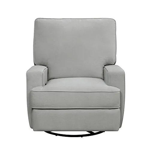 Baby Relax DA7197-GR Rylan Swivel Gliding Recliner, Gray
