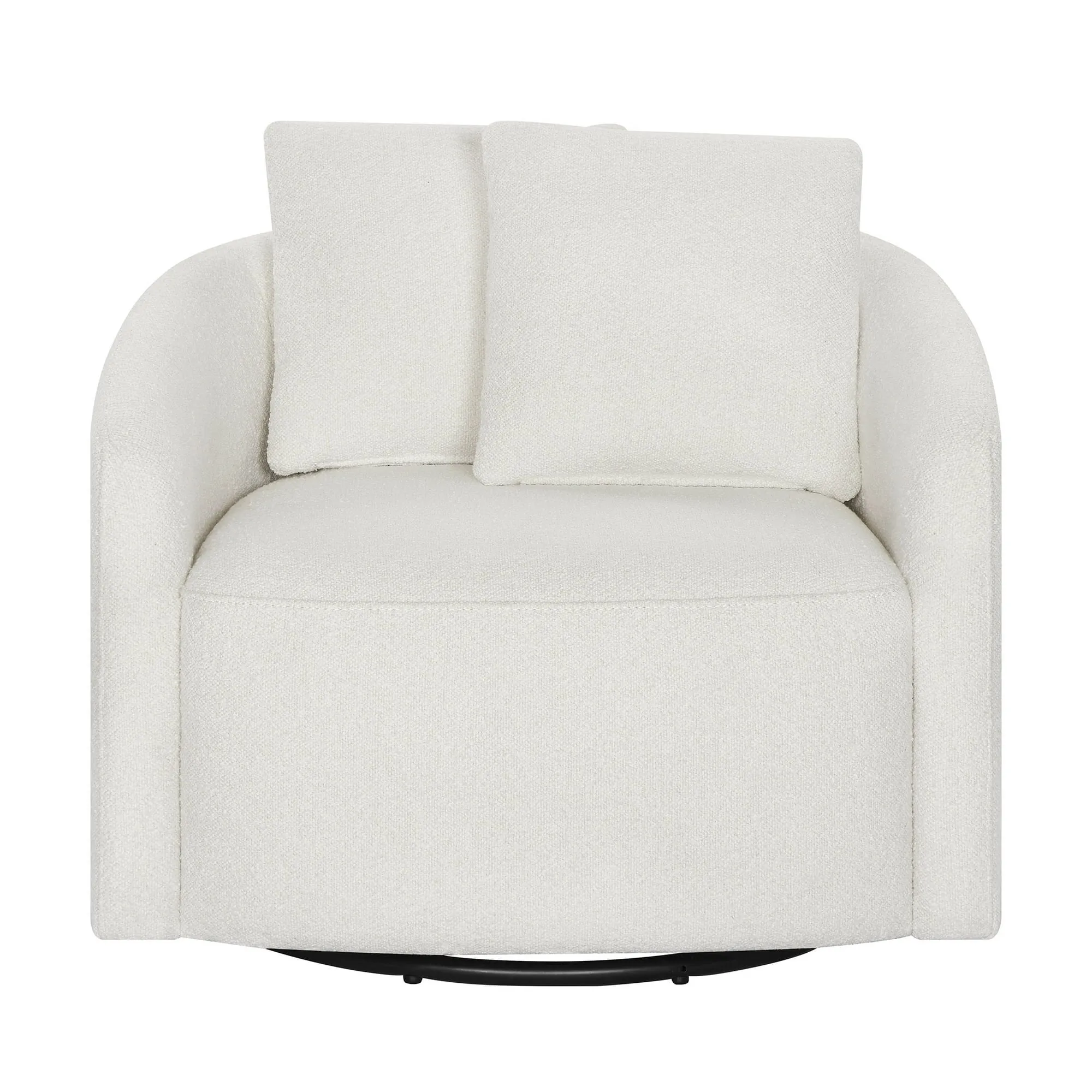 Beautiful LS-BT-029 Drew Kids Accent Chair by Drew Barrymore, Cream