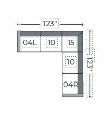 Bouldin 123" Corner Sectional