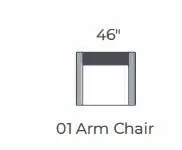 Bouldin 46" Arm Chair