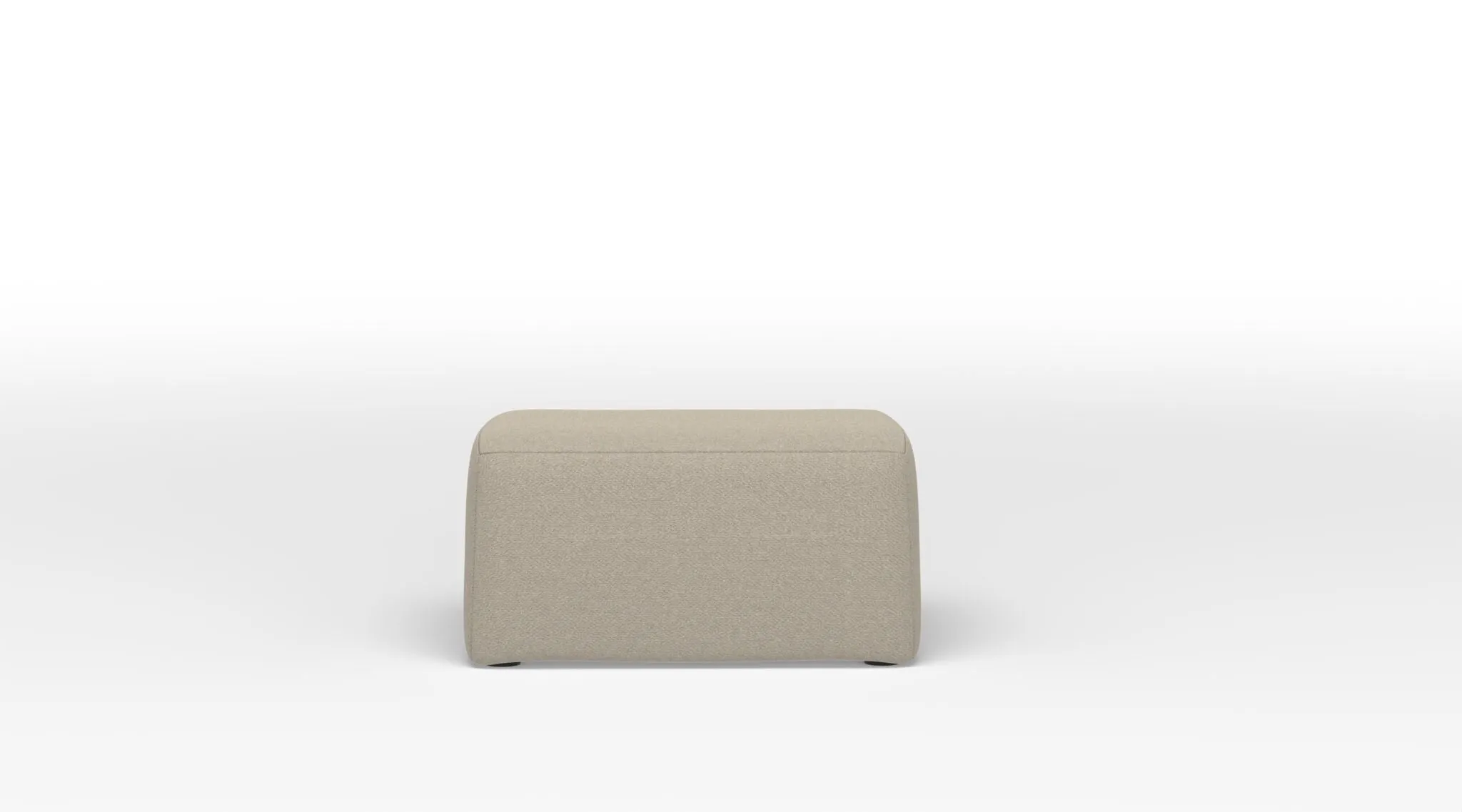 Caleb Rectangular Ottoman - Arlo Beige