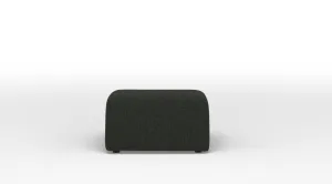 Caleb Square Ottoman - Bondi Dark Grey