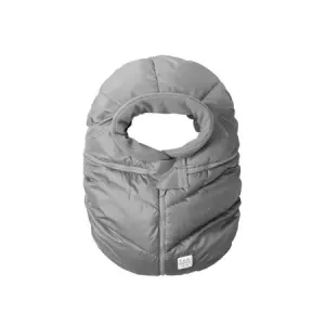 Car Seat Cocoon - Metallic Silver - 0-12m (See Description)