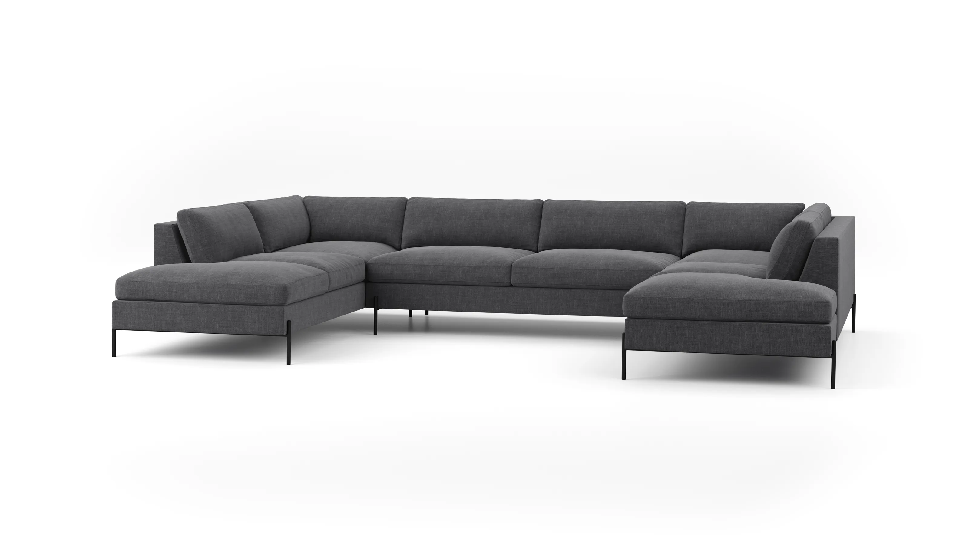 Catwalk U-Shaped Bumper Sectional
