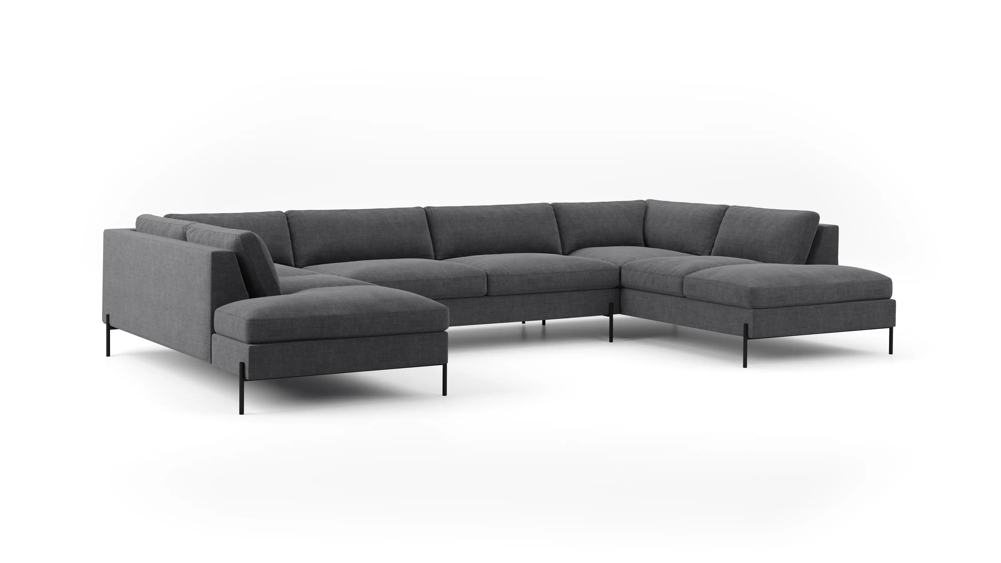 Catwalk U-Shaped Bumper Sectional