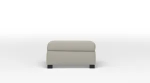 Celeste Rectangular Ottoman - Stucco Beige