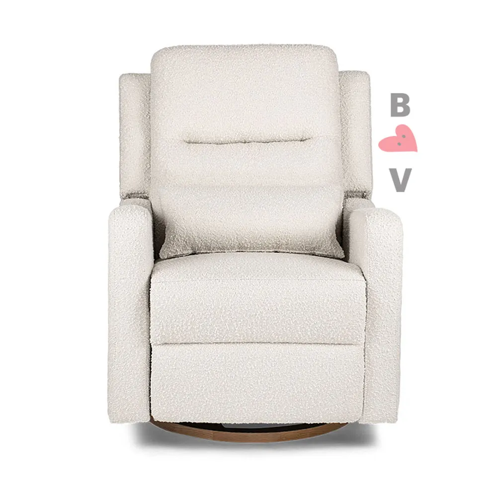 Cocoon Rio Electric Recliner & Glider Chair with USB Vanilla Boucle