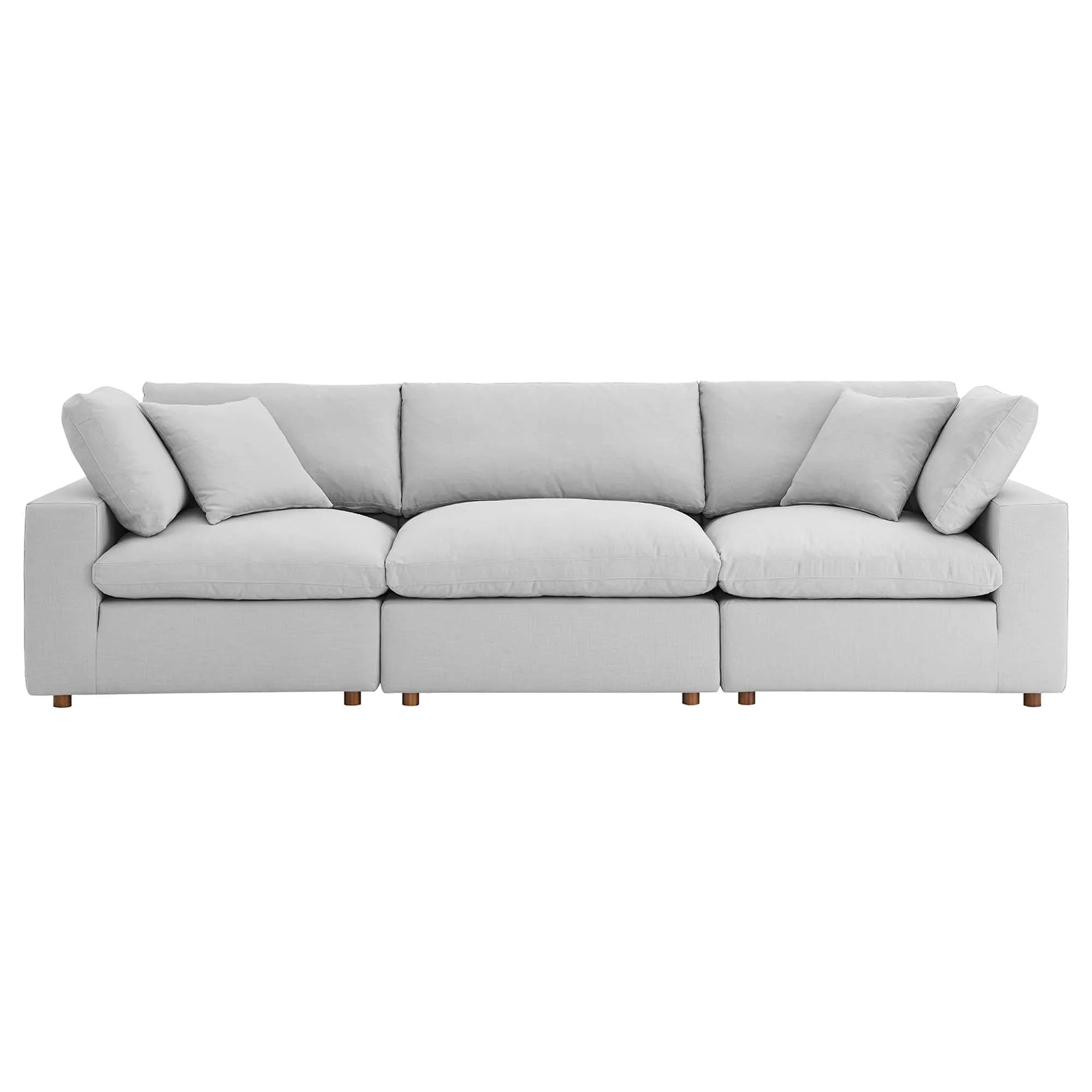 Commix 3 Piece Down Filled Overstuffed Sectional Sofa Set by Modway