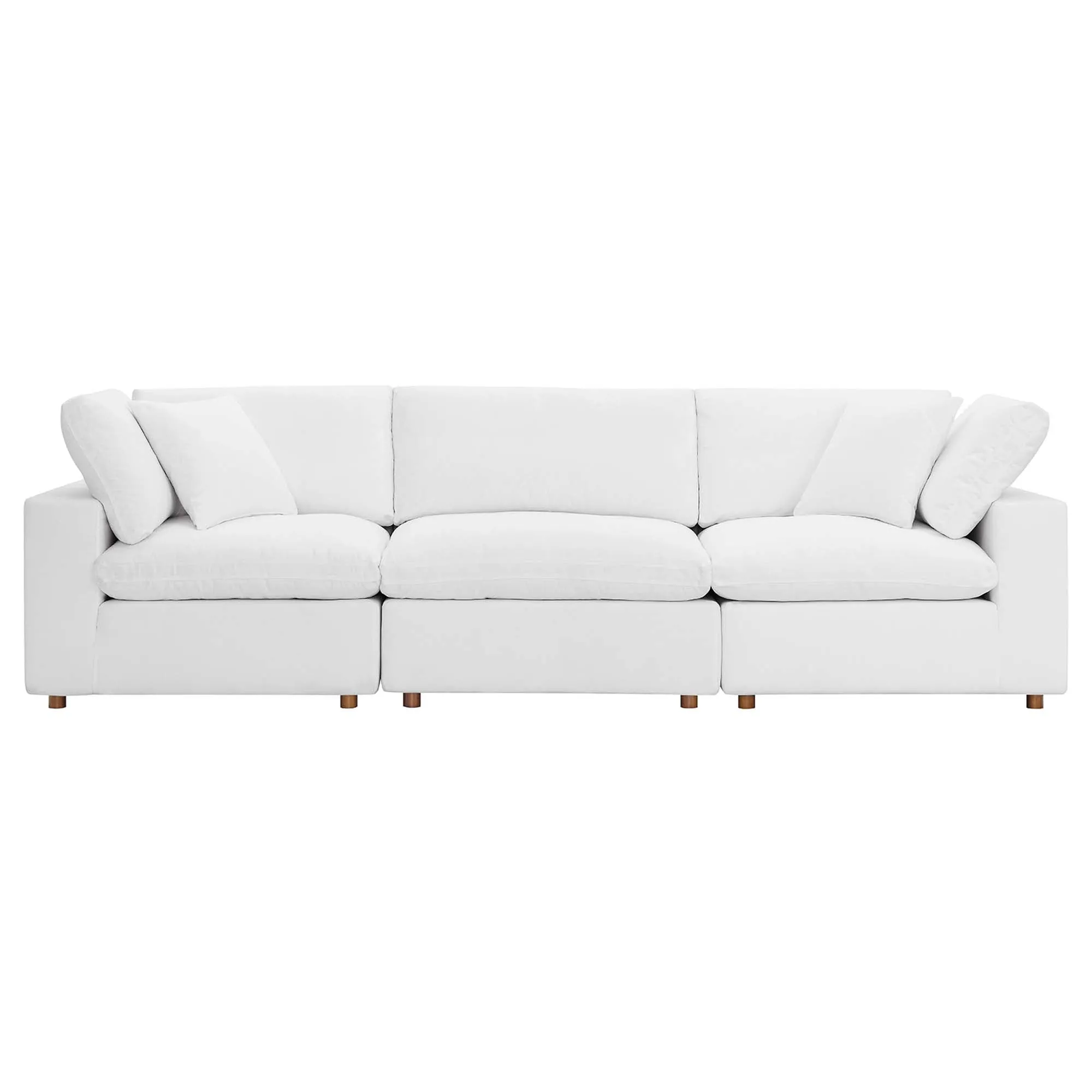 Commix 3 Piece Down Filled Overstuffed Sectional Sofa Set by Modway