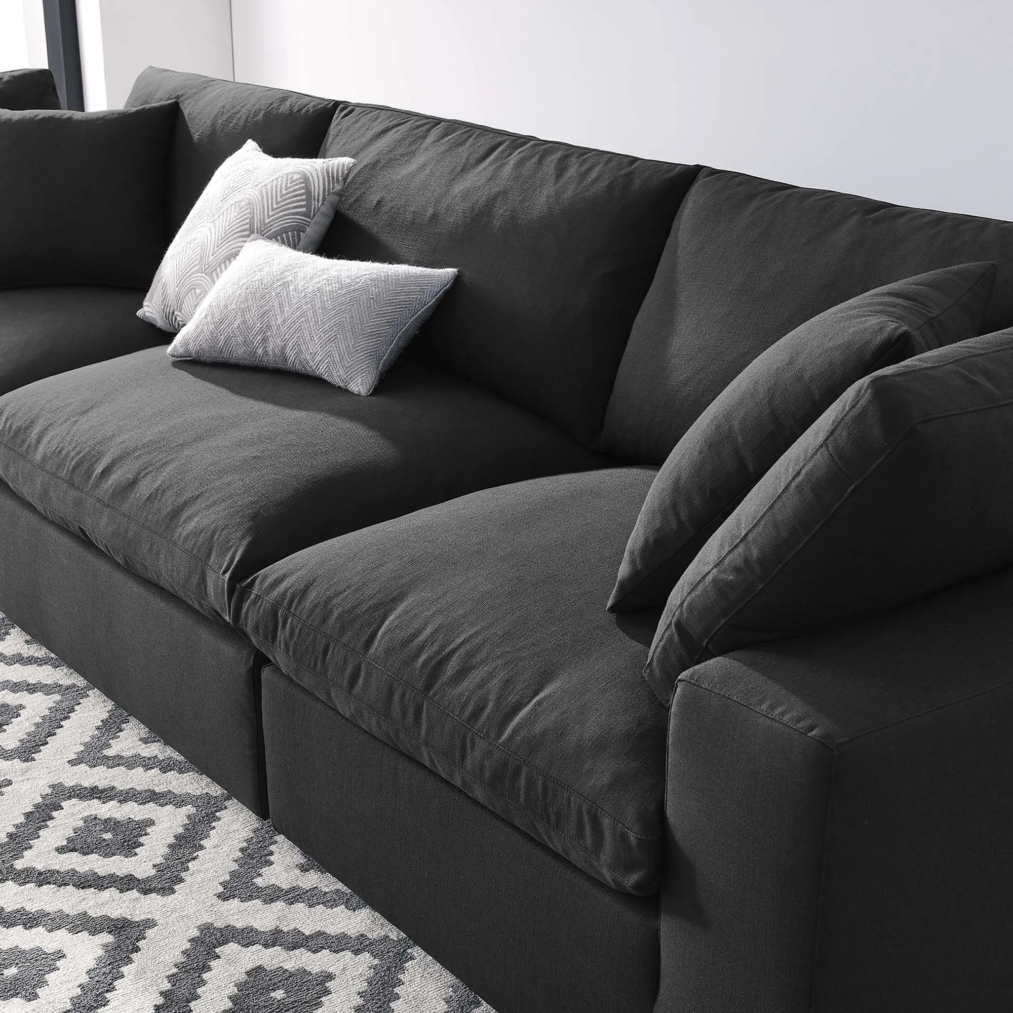 Commix 3 Piece Down Filled Overstuffed Sectional Sofa Set by Modway