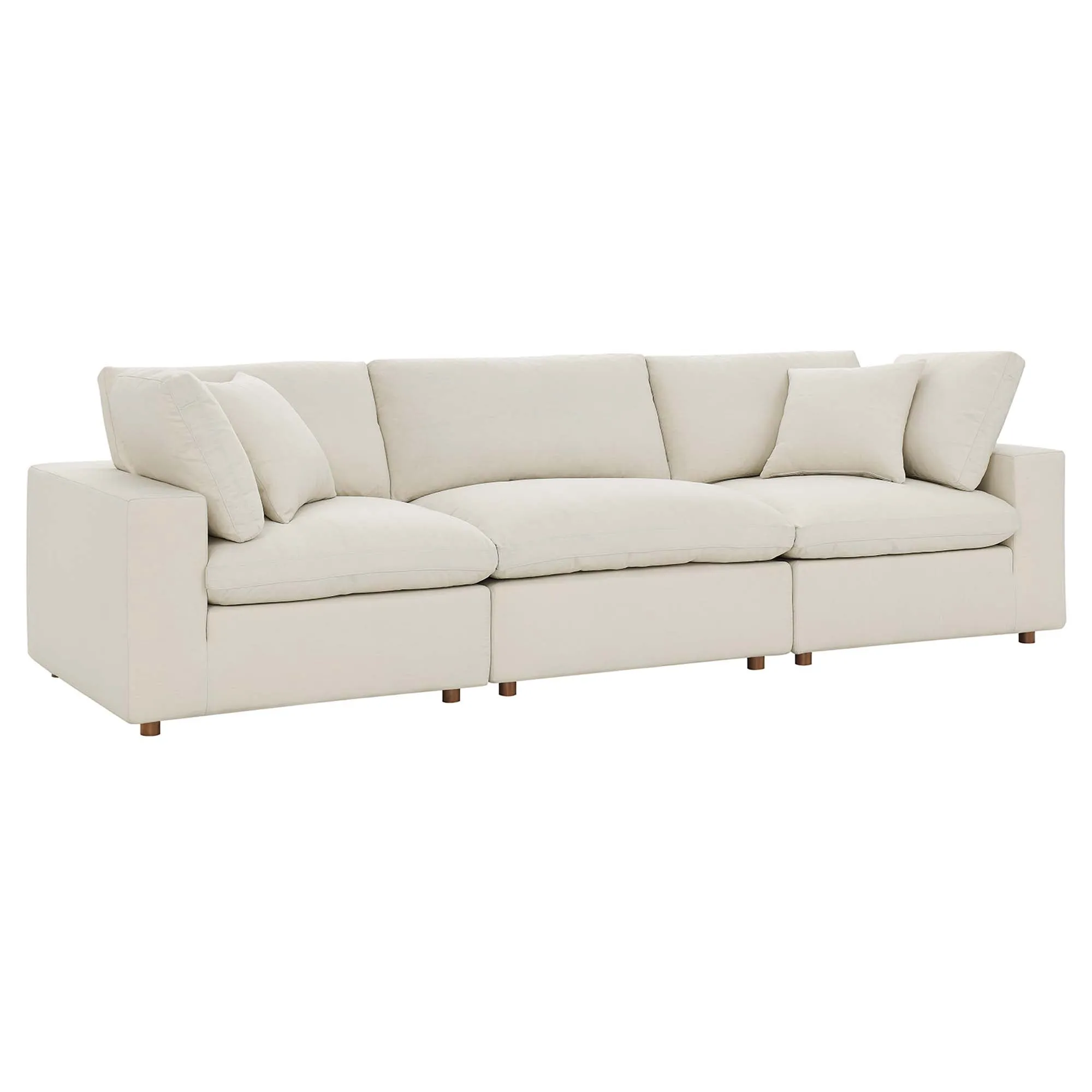 Commix 3 Piece Down Filled Overstuffed Sectional Sofa Set by Modway