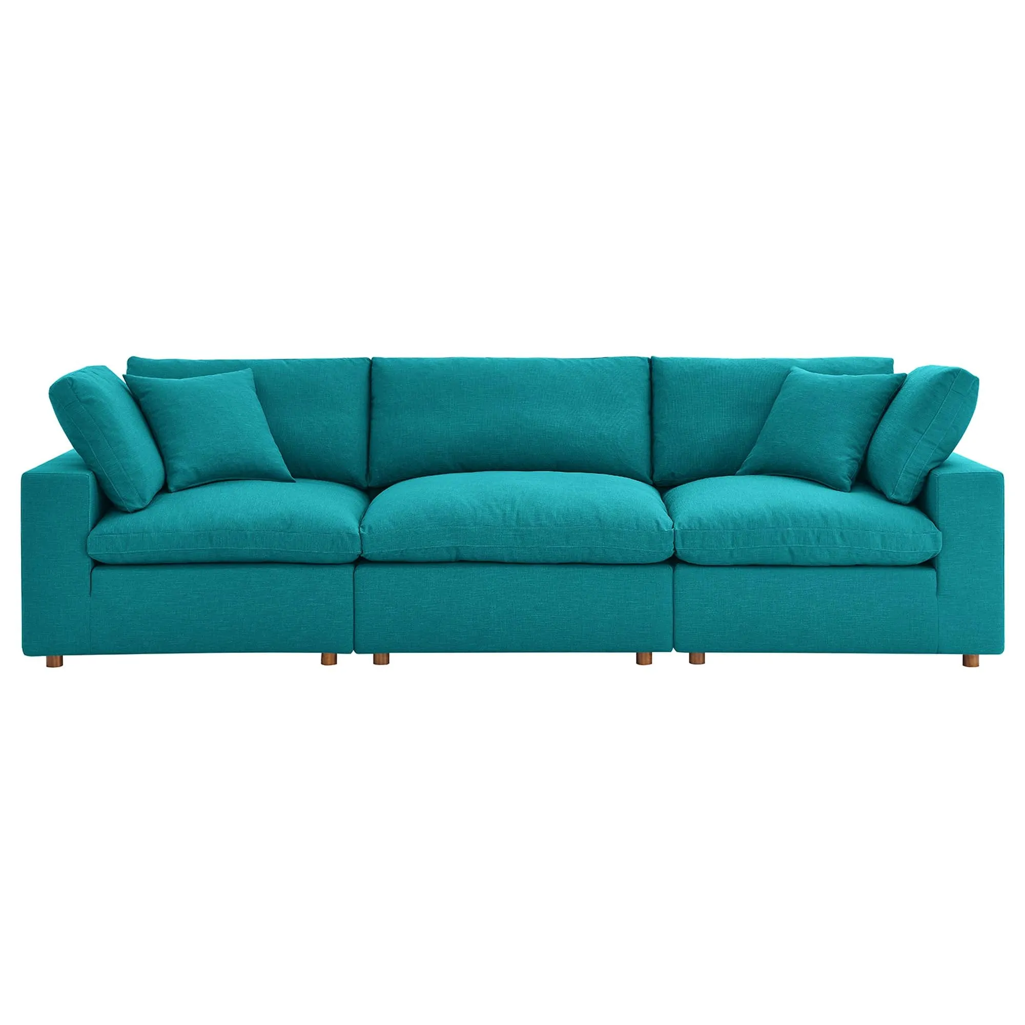 Commix 3 Piece Down Filled Overstuffed Sectional Sofa Set by Modway