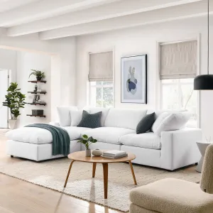 Commix 4 Piece Down Filled Overstuffed Sectional Sofa Set by Modway