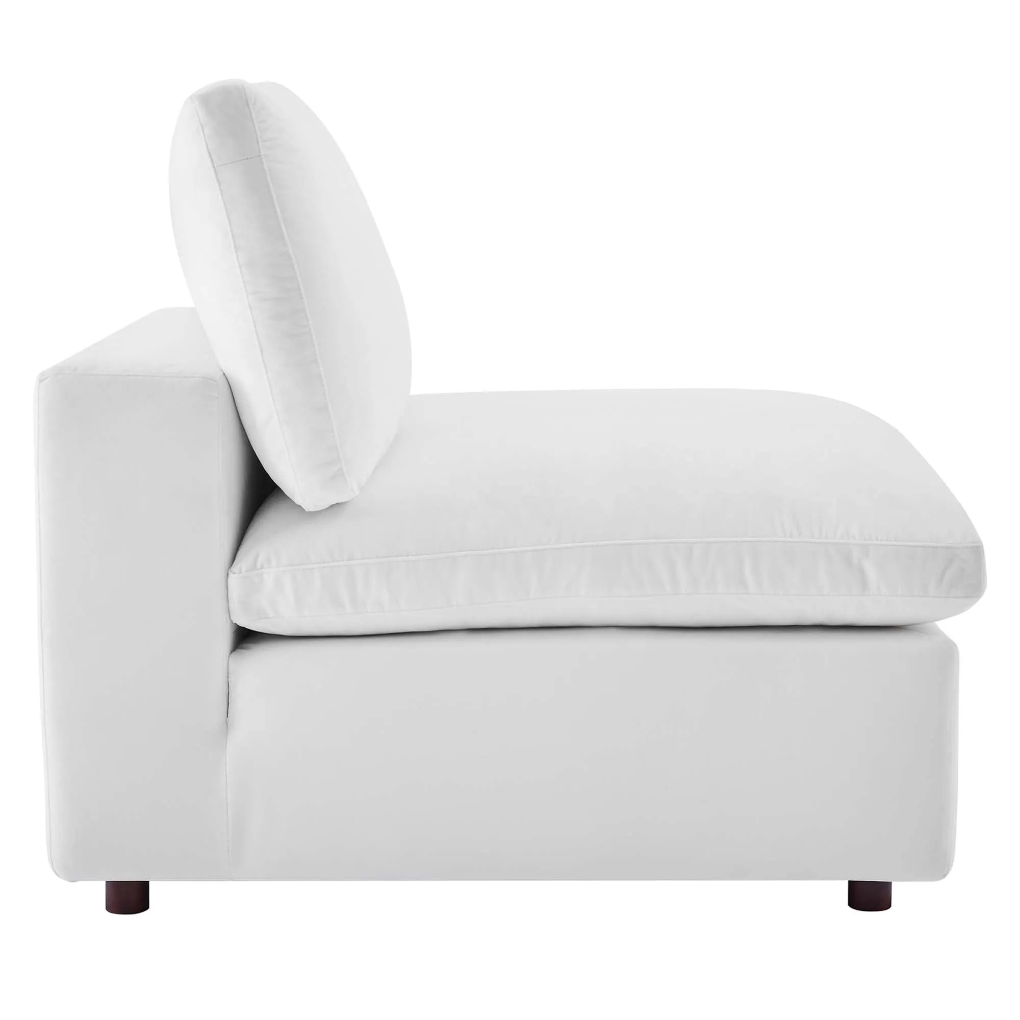 Commix 5-Piece Down Filled Overstuffed Performance Velvet Sectional Sofa by Modway