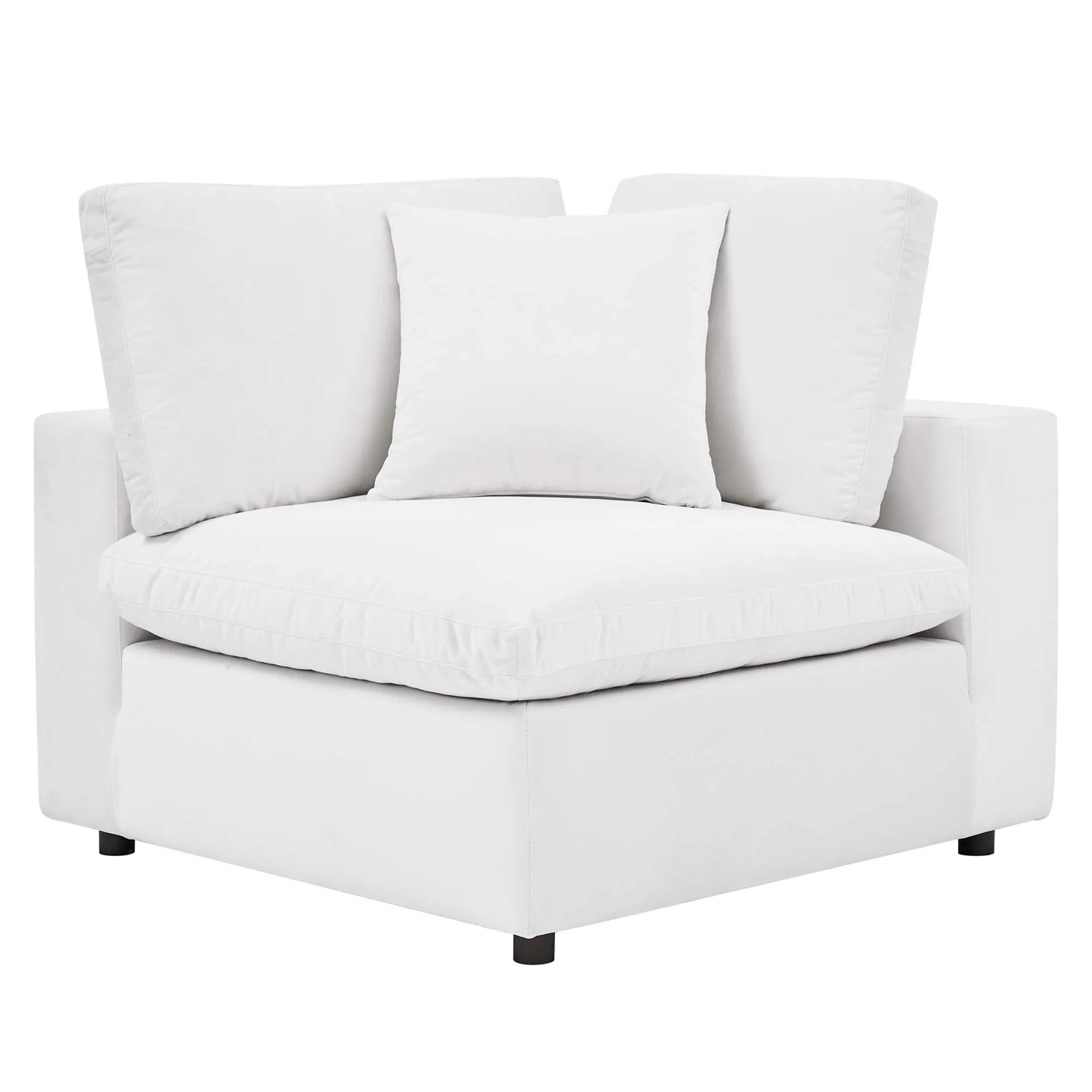 Commix 5-Piece Down Filled Overstuffed Performance Velvet Sectional Sofa by Modway