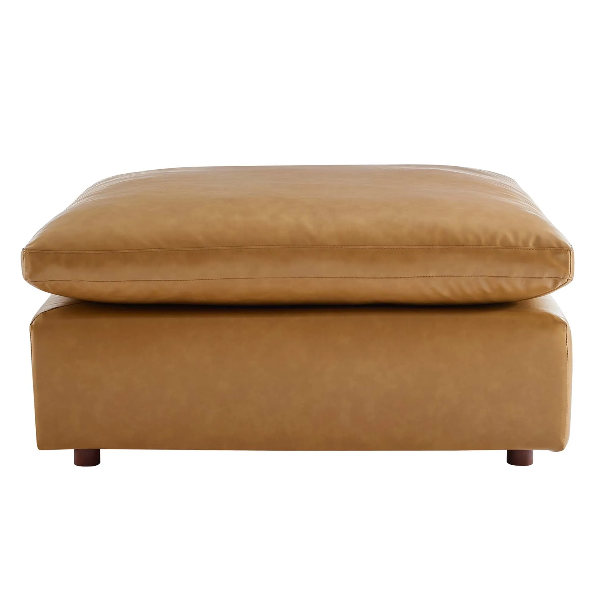Commix 5-Piece Down Filled Overstuffed Vegan Leather Sectional Sofa by Modway