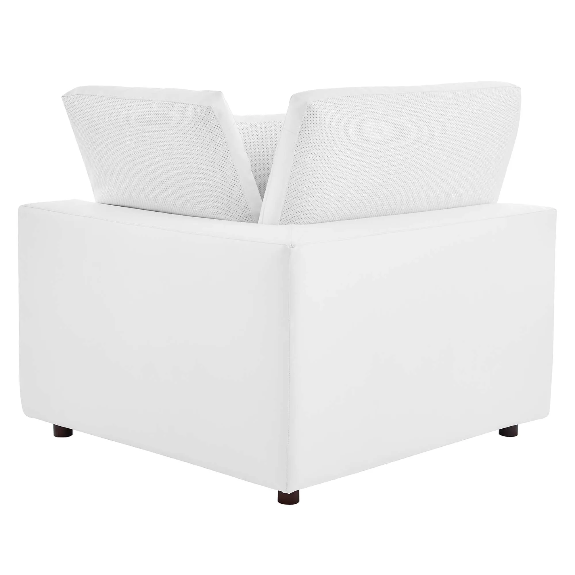 Commix 5-Piece Down Filled Overstuffed Vegan Leather Sectional Sofa by Modway