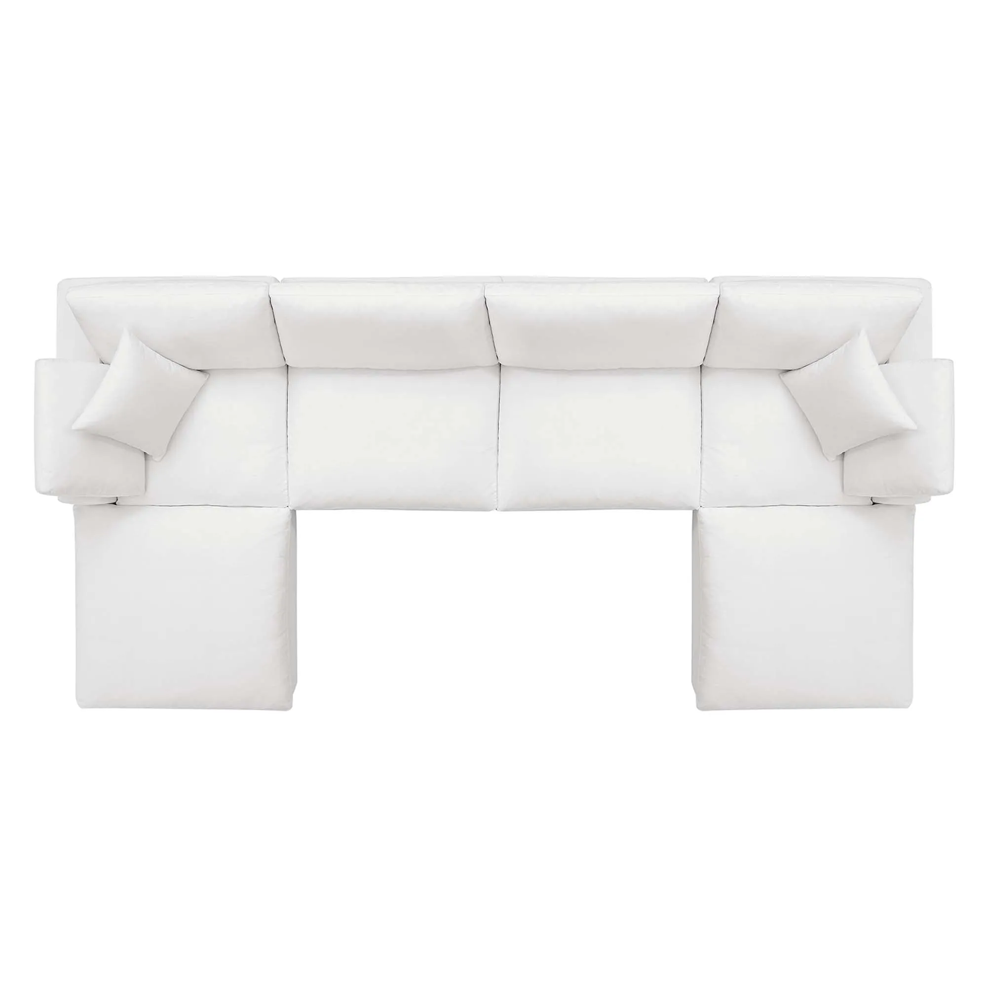 Commix 6-Piece Down Filled Overstuffed Sectional Sofa by Modway