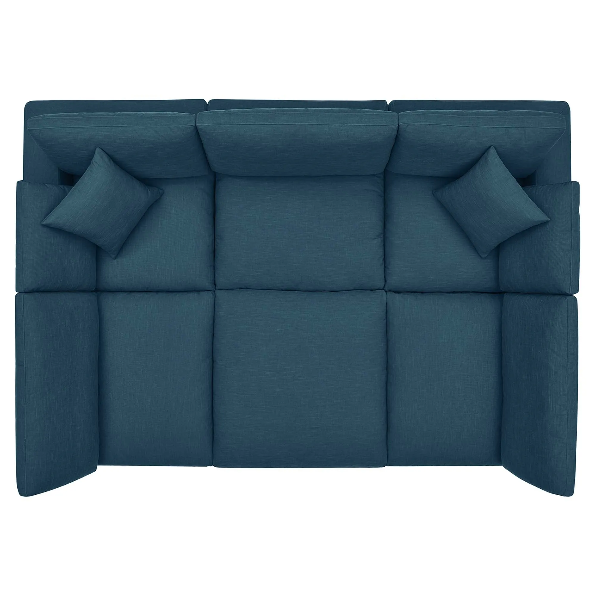 Commix 6-Piece Down Filled Overstuffed Sectional Sofa by Modway