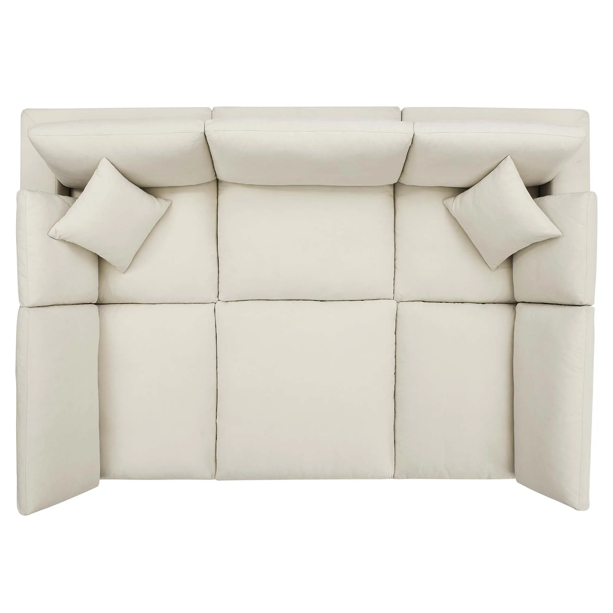 Commix 6-Piece Down Filled Overstuffed Sectional Sofa by Modway