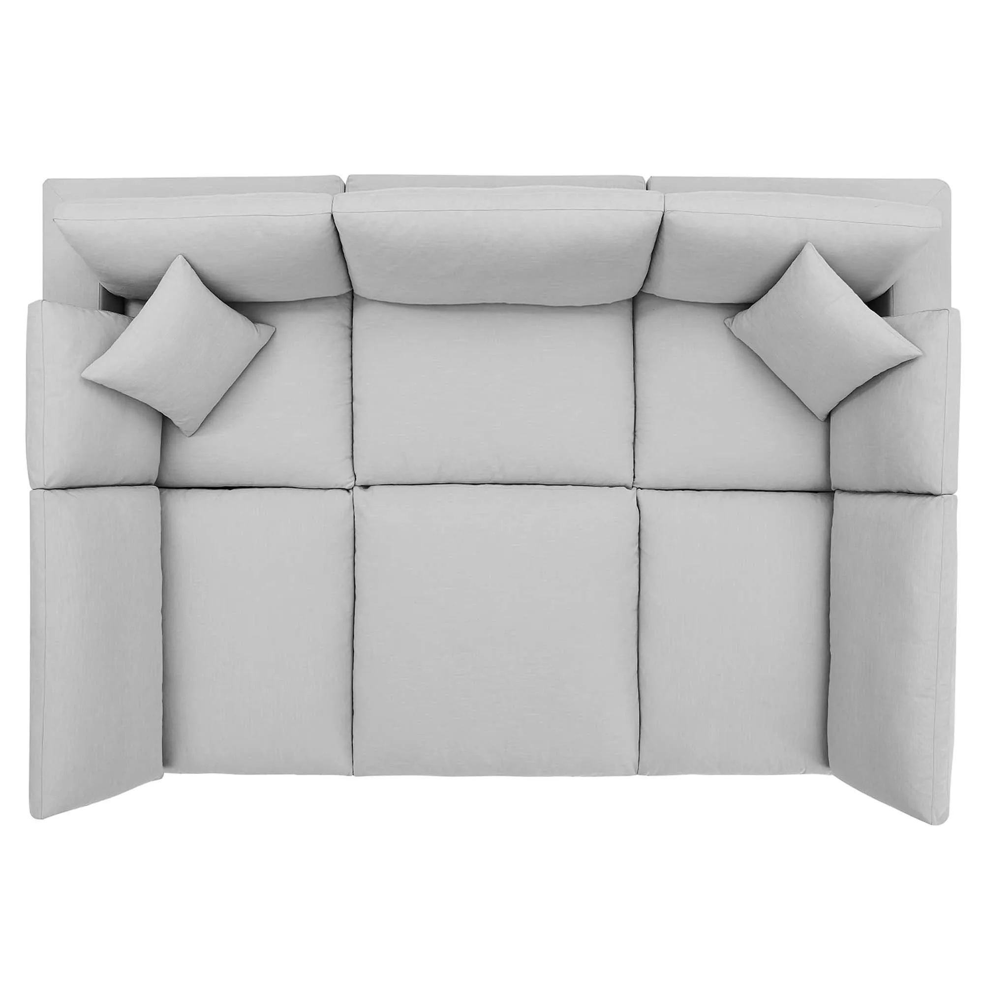 Commix 6-Piece Down Filled Overstuffed Sectional Sofa by Modway