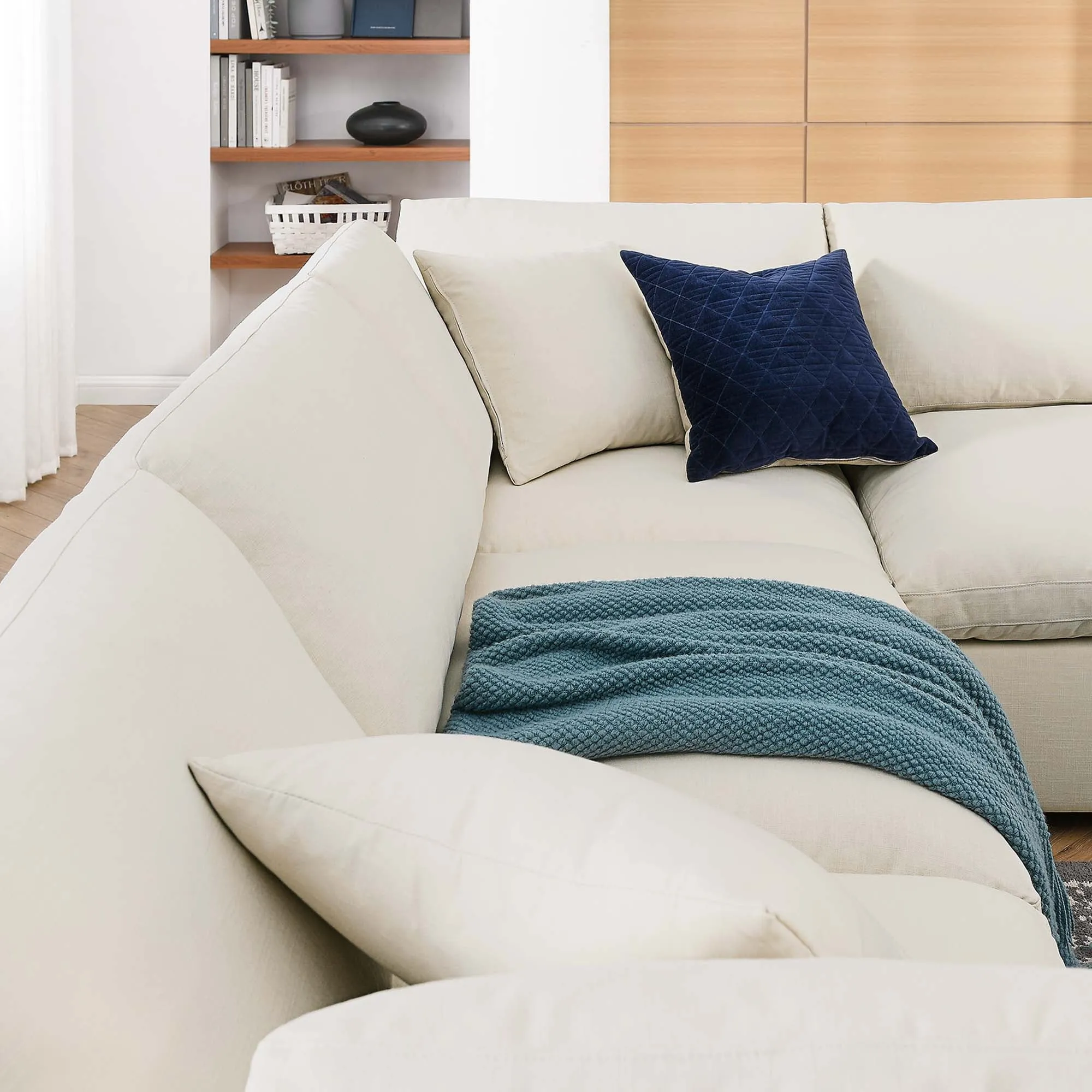 Commix 6 Piece Down Filled Overstuffed Sectional Sofa Set by Modway