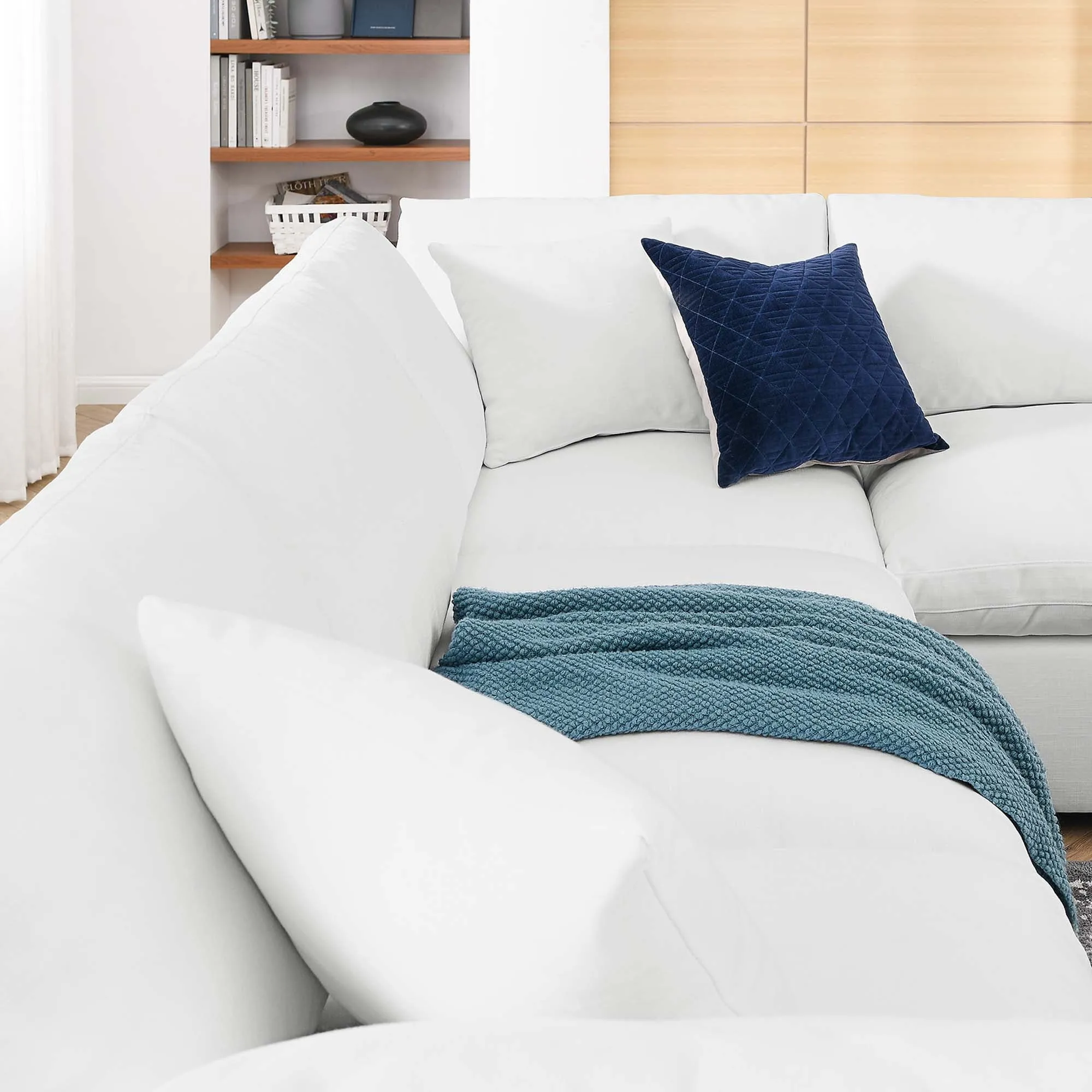 Commix 6 Piece Down Filled Overstuffed Sectional Sofa Set by Modway