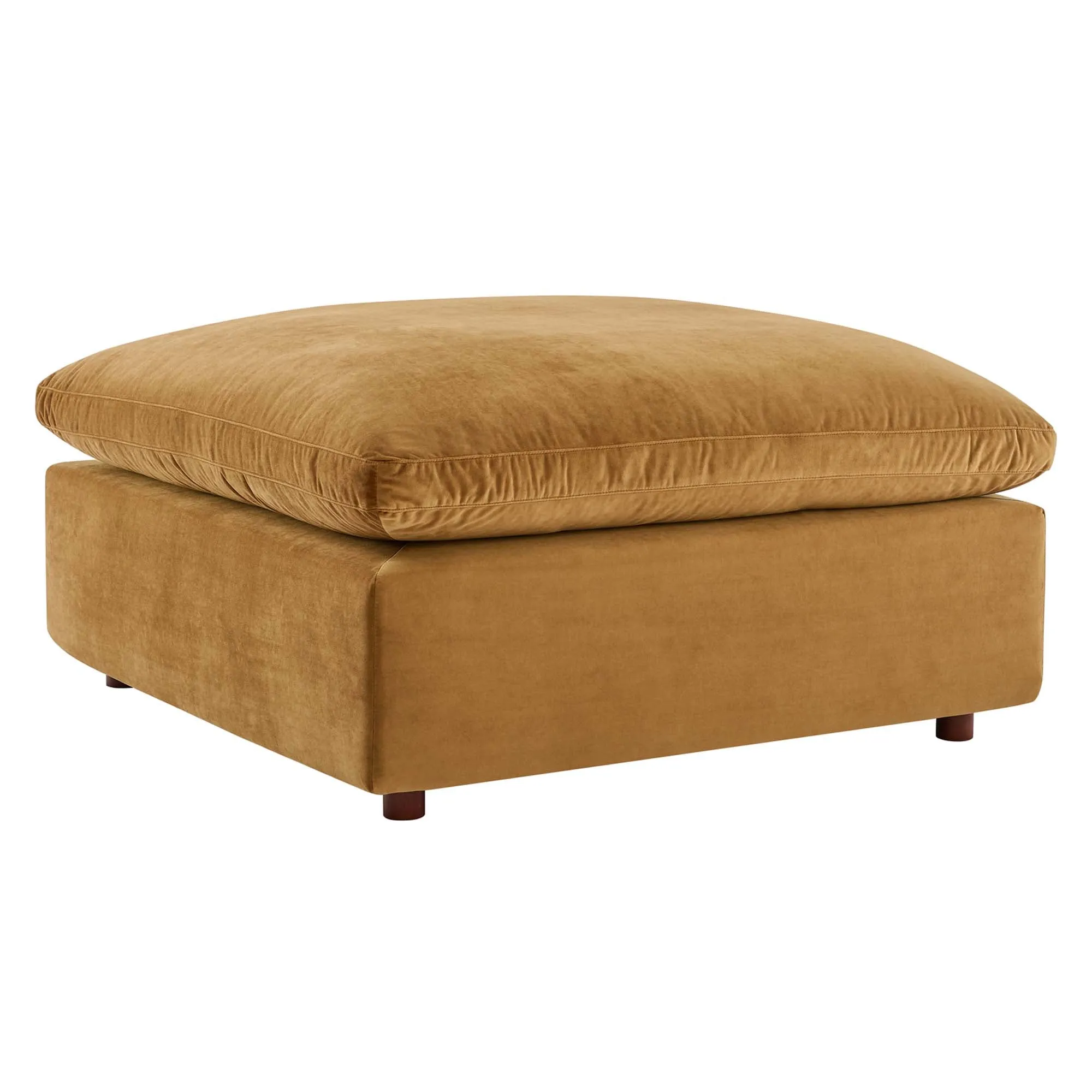 Commix 7-Piece Down Filled Overstuffed Performance Velvet Sectional Sofa by Modway