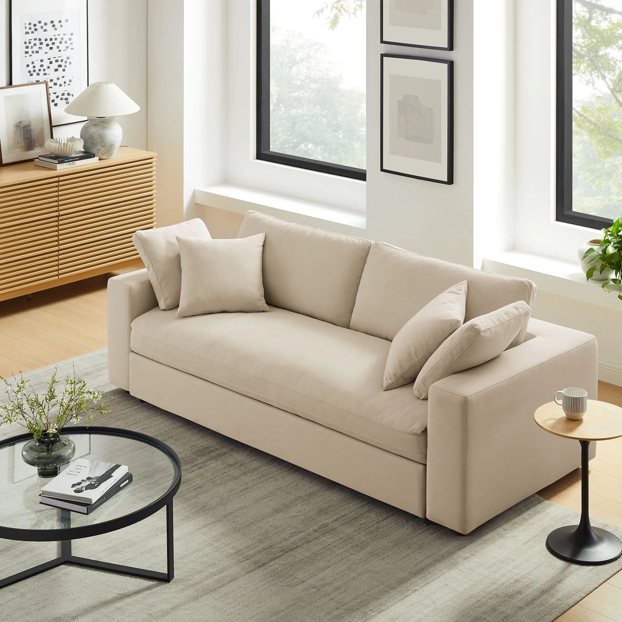Commix Down Filled Overstuffed Sleeper Sofa by Modway
