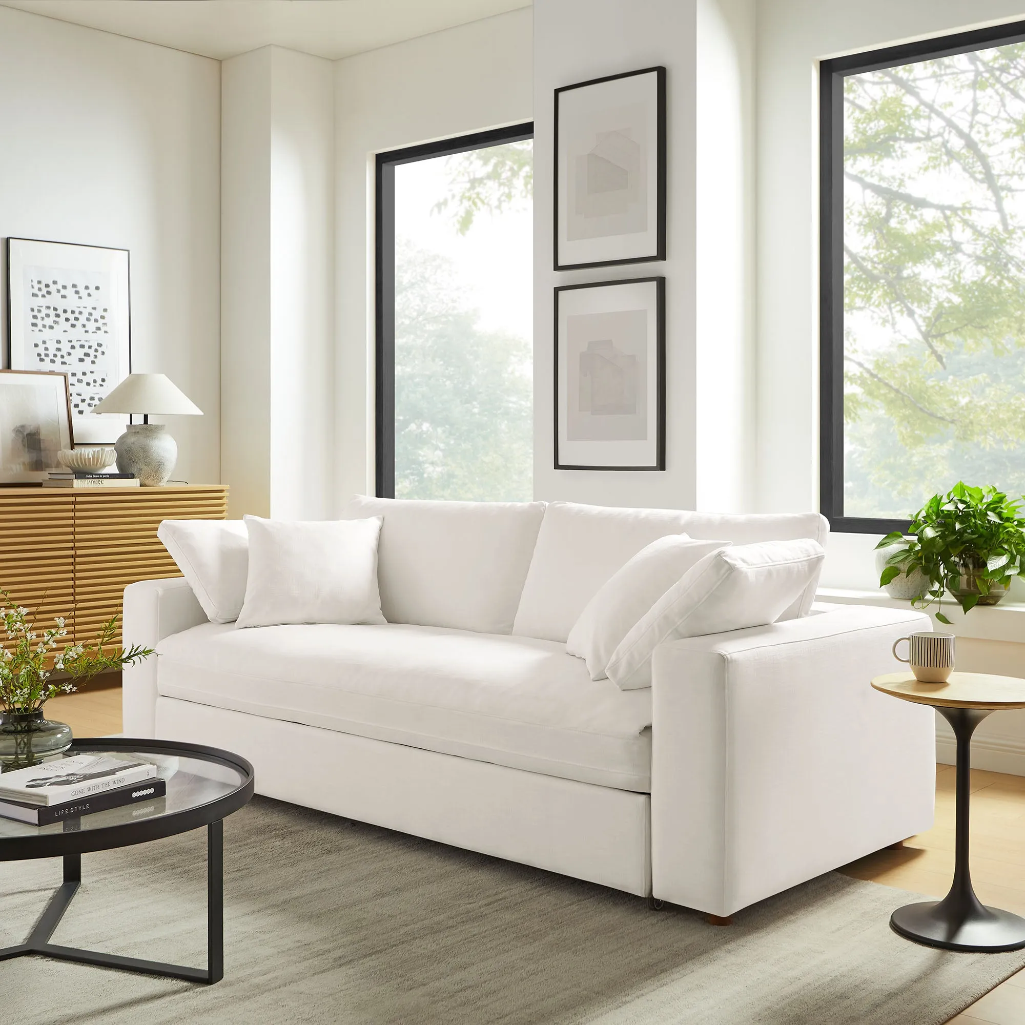 Commix Down Filled Overstuffed Sleeper Sofa by Modway