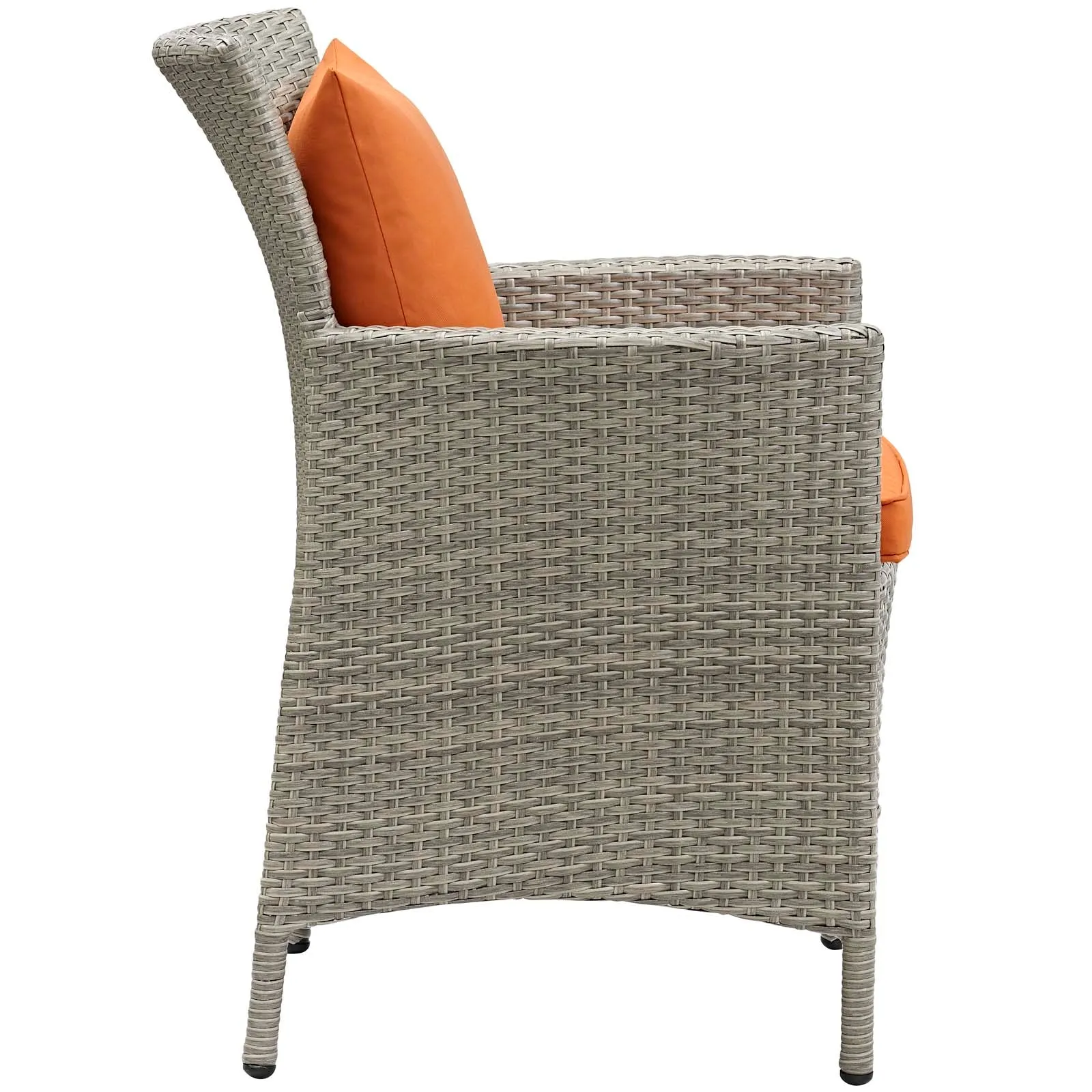 Conduit Outdoor Patio Wicker Rattan Dining Armchair by Modway