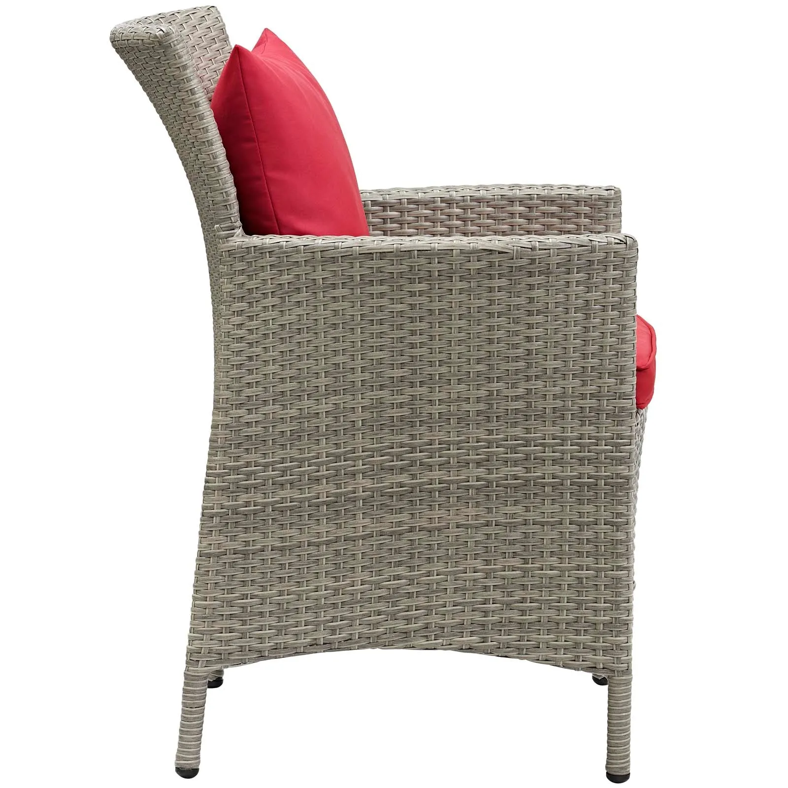 Conduit Outdoor Patio Wicker Rattan Dining Armchair by Modway