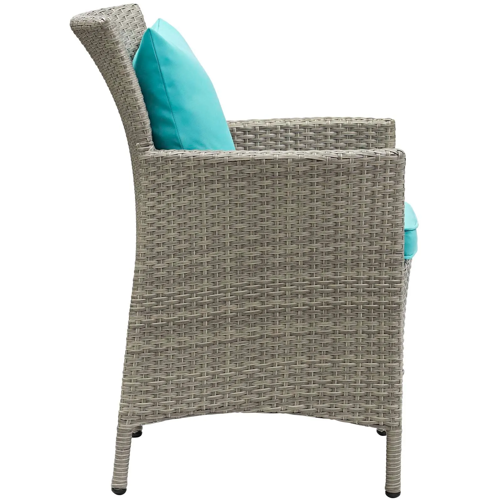 Conduit Outdoor Patio Wicker Rattan Dining Armchair by Modway