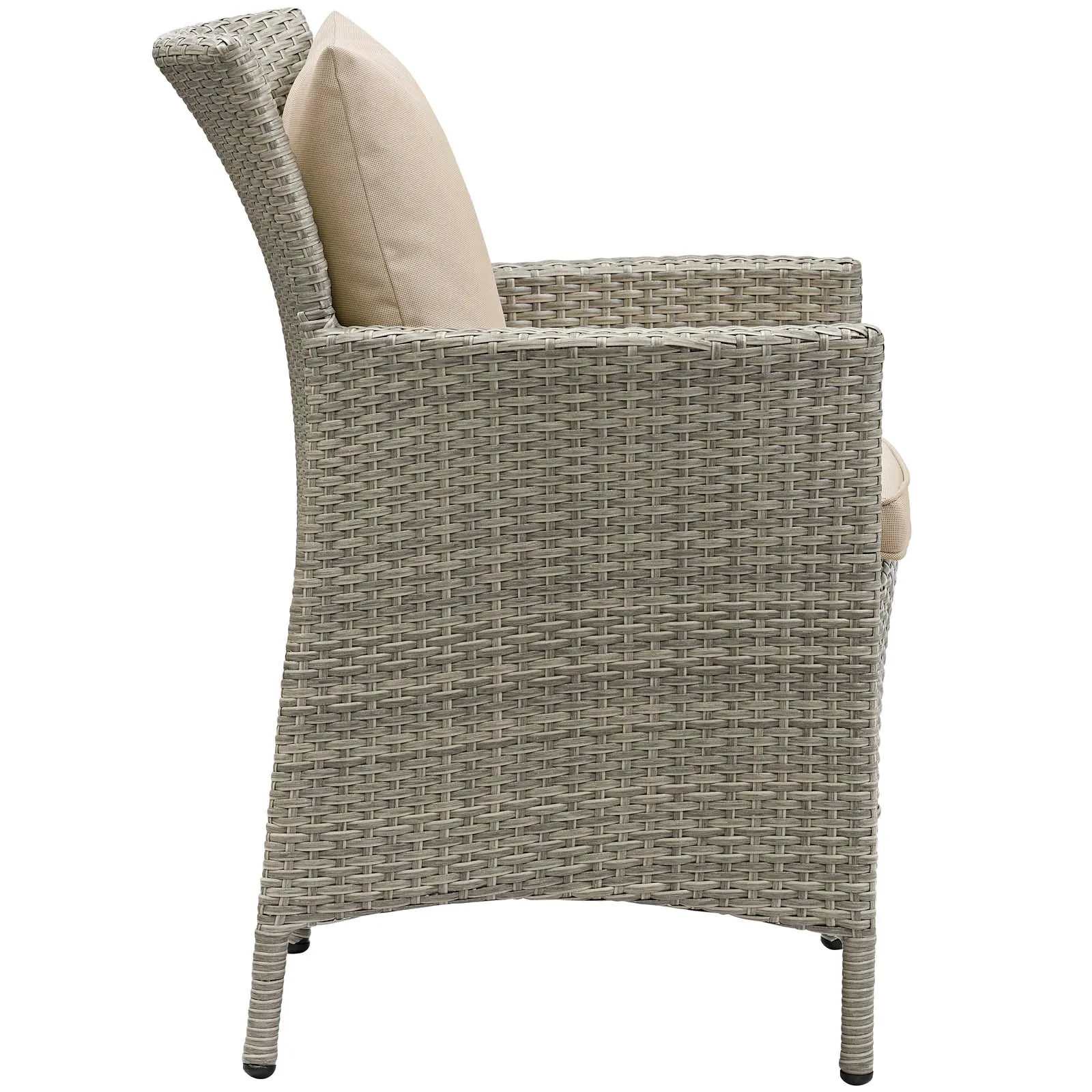 Conduit Outdoor Patio Wicker Rattan Dining Armchair by Modway