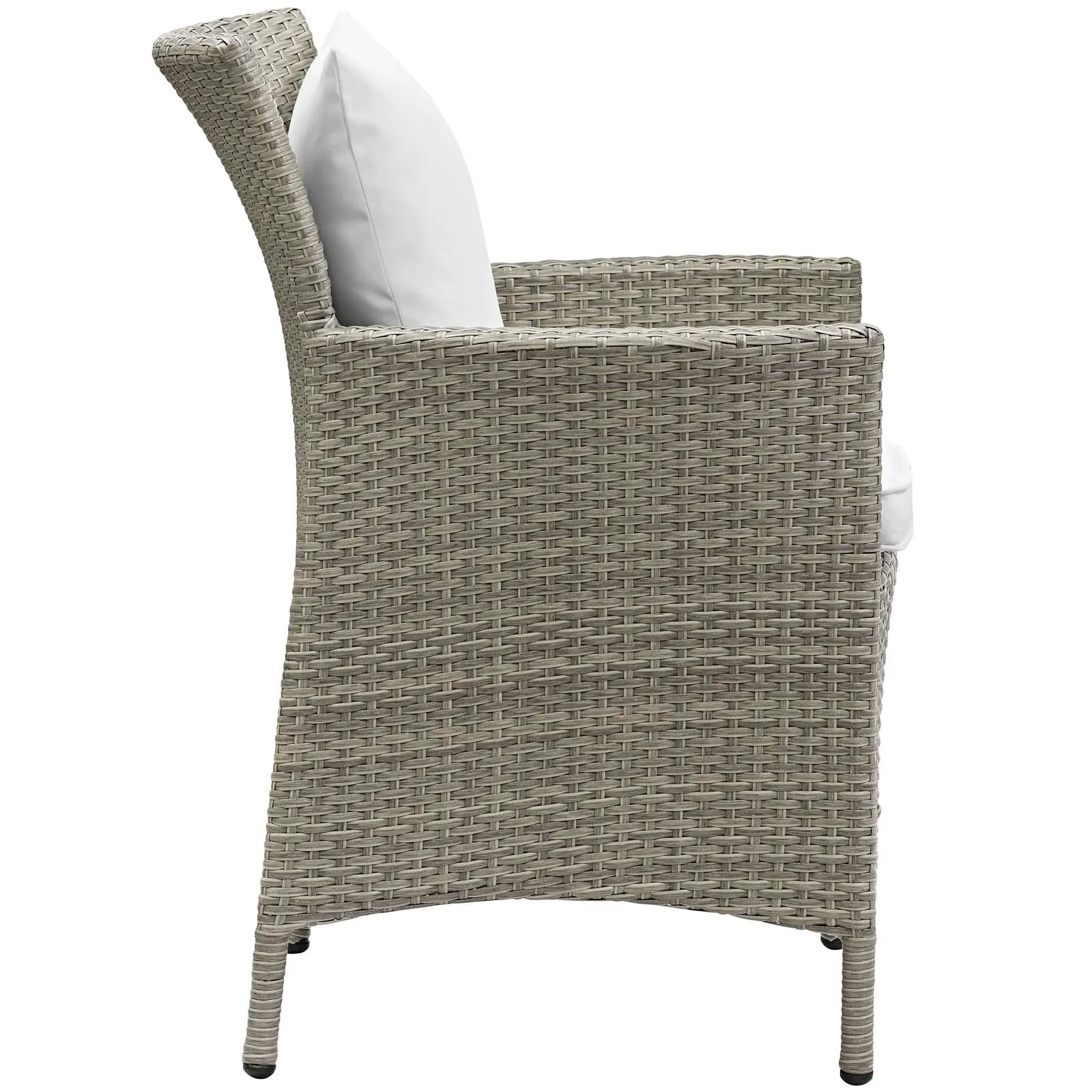 Conduit Outdoor Patio Wicker Rattan Dining Armchair by Modway