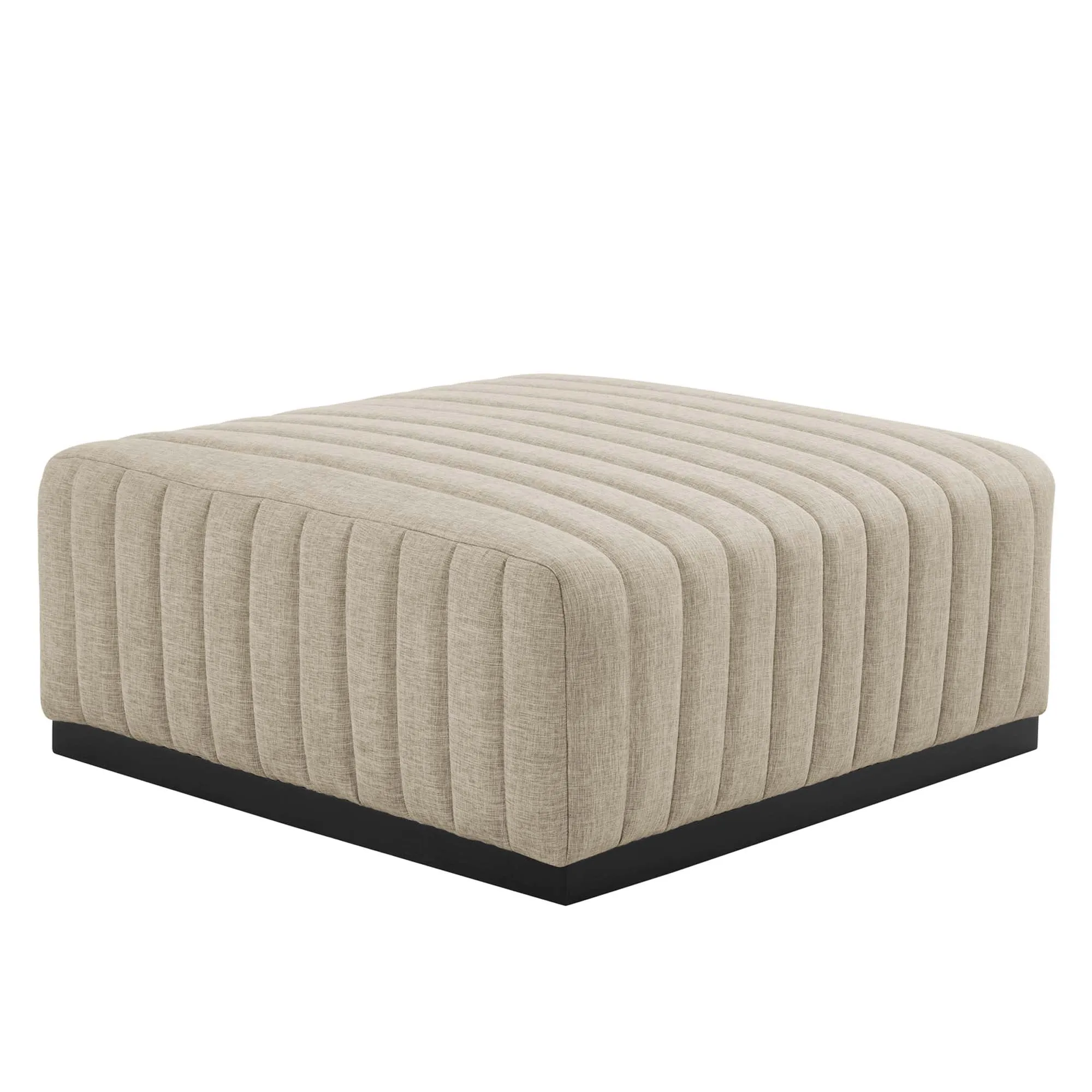 Conjure 4-Piece Channel Tufted Upholstered Fabric Sectional Sofa by Modway
