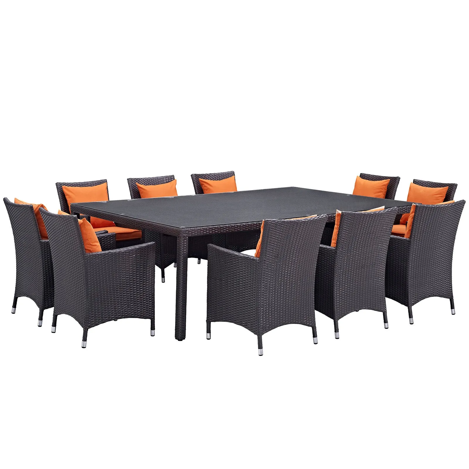 Convene 11 Piece Outdoor Patio Dining Set by Modway