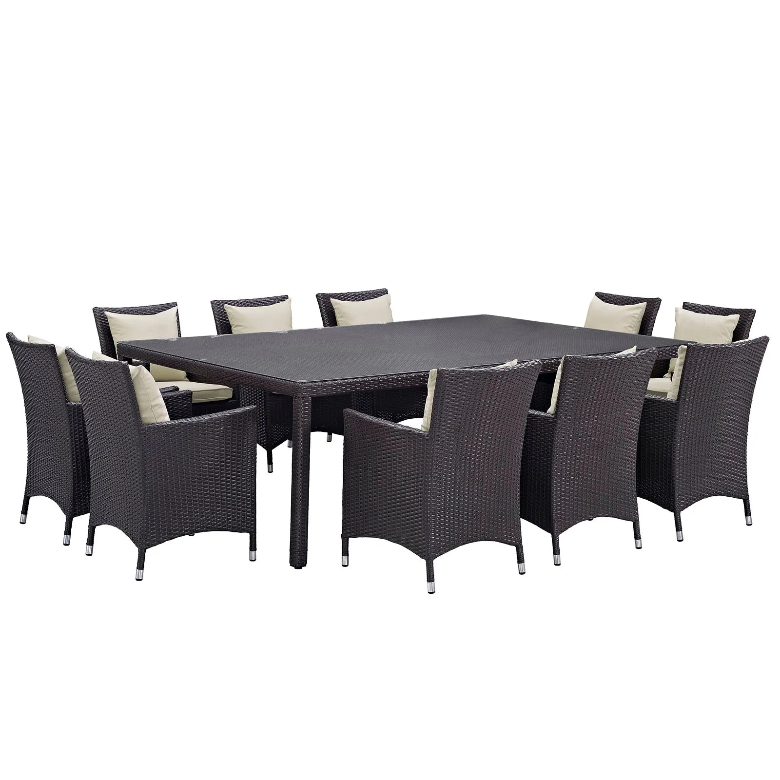 Convene 11 Piece Outdoor Patio Dining Set by Modway