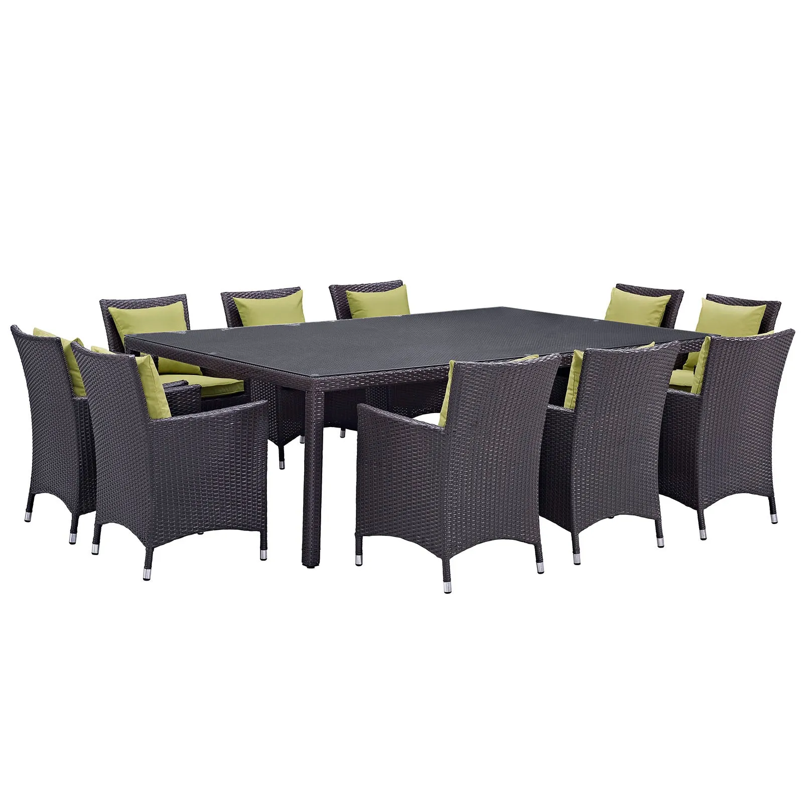 Convene 11 Piece Outdoor Patio Dining Set by Modway